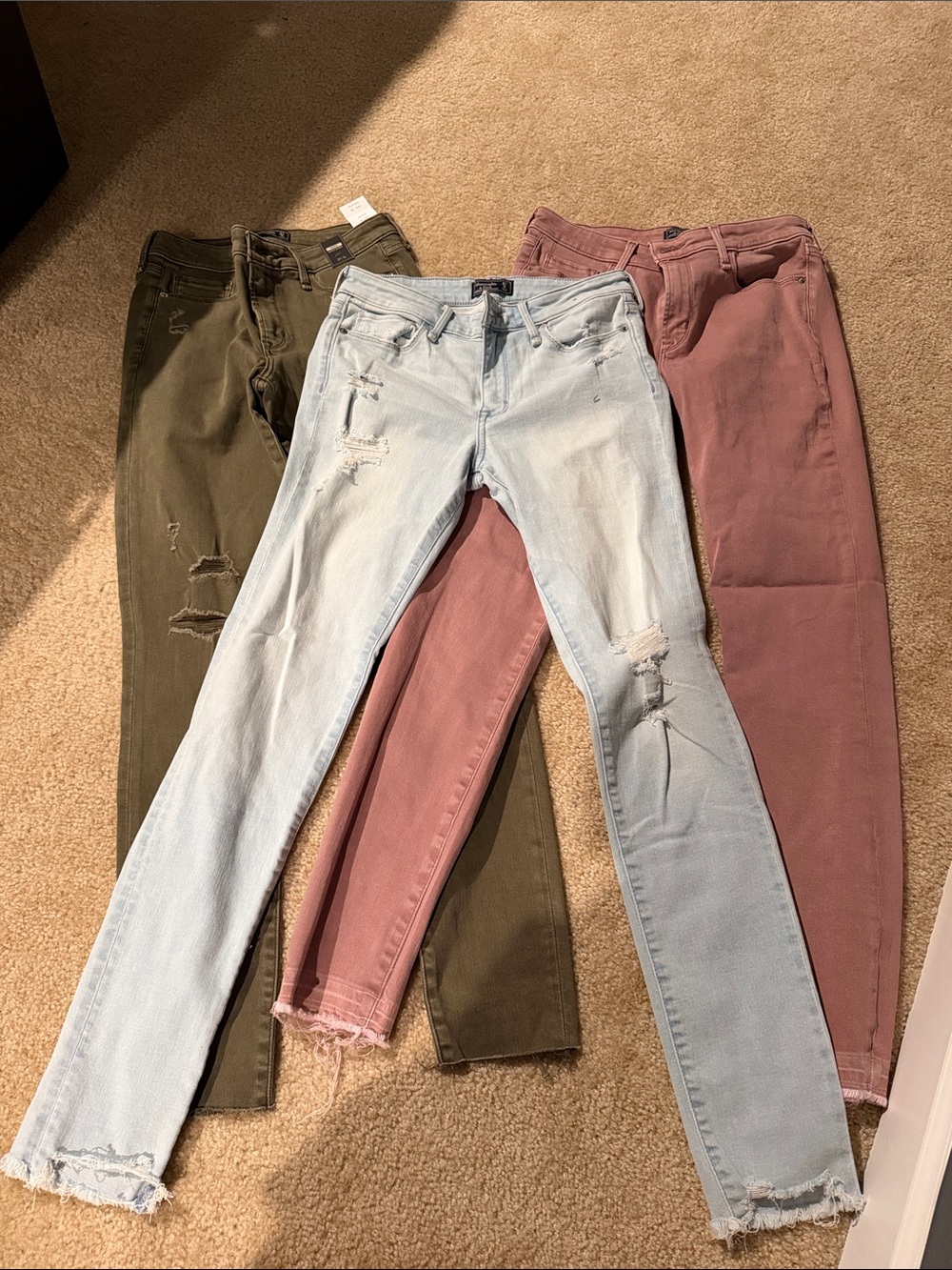 Abercrombie & fitch Women’s Harper super Skinny Jeans bundle